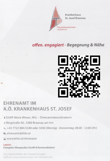 Folder mit QR-Code